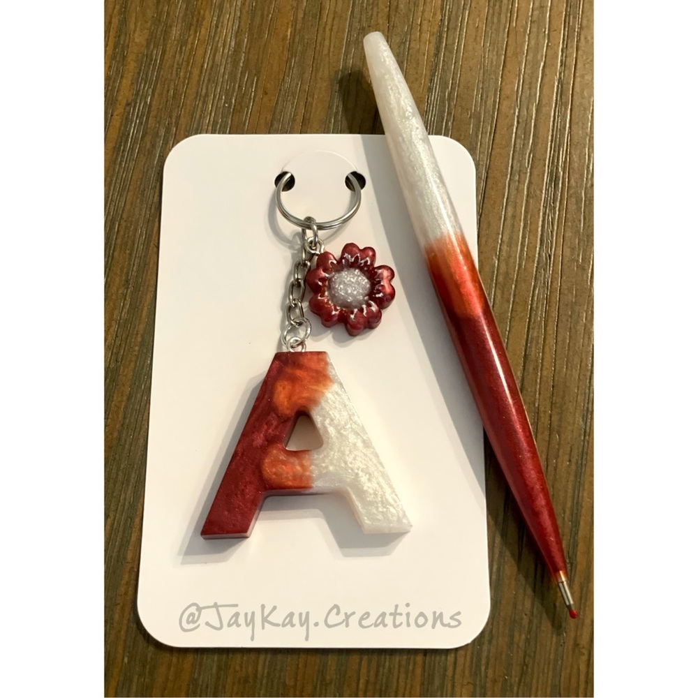 Letter “A” keychain - Picture 2 of 2